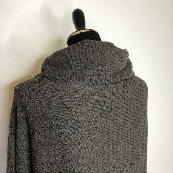 Soft Surroundings mocha brown cowl neck sweater tunic size Petite Large / XL - Picture 9 of 15